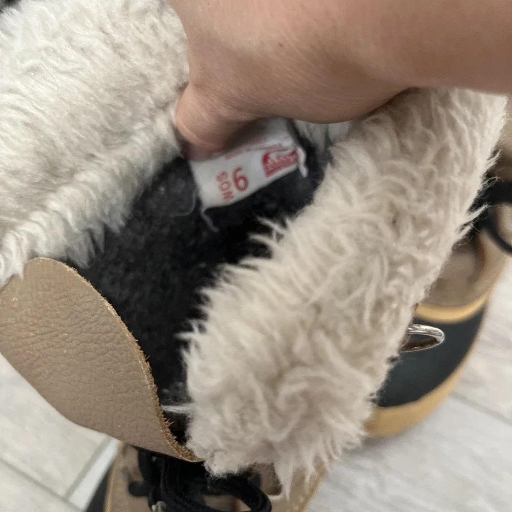 Sorel Manitou  Women's Winter Snow Boots Size‎ 6 Brown Tan Lined Vintage